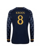 Real Madrid Toni Kroos #8 Vieraspaita 2023-24 Pitkähihainen